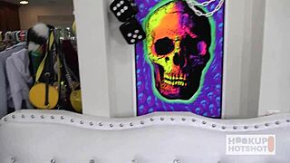 90-pound aria haze likes being treated like a whore by bryan gozzling with doggystyle fucking