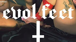 soles exposed for bastinado punishment