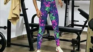 while we train i decide to fuck her hard and i cum in her mouth