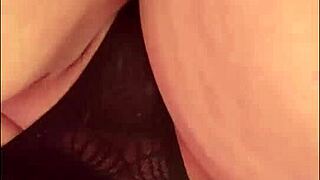 Following Curvy Mommy In Skirt And Thong Outdoors