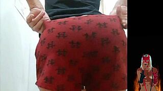 Hot milf showing pussy and ass in store fitting room?