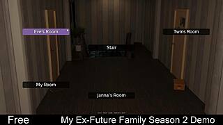 I can't believe my ex is in this erotic lesbian game with milfs and sex scenes