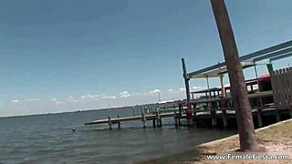 I feel hot and horny in my swimsuit at the party