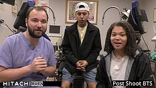 Michelle Anderson's Freshman Pussy Spread for Mandatory Hitachi Orgasm by Boyfriend.