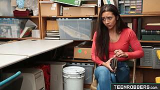 Hard Doggystyle With Shy Teen Shoplifter Lilly Hall!