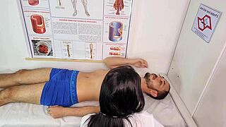 Brazilian Nurse Makes Patient Get Very Hard Erection