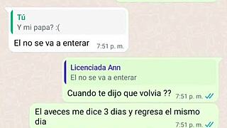 My stepmom says, 'Come over, I want to flash pussy for you!' Latina curves and big ass waiting.