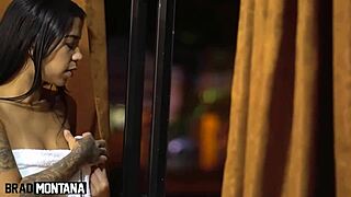 Ninfeta rafaela fucks huge cock bent over for anal and blowjob 😈