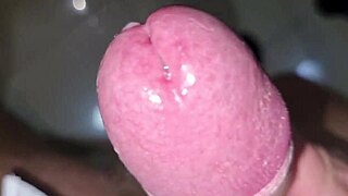 Italian girl moans gasps and cums hard with dirty talk and huge cock close-up creampie in bedroom