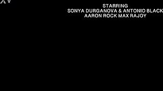 Sex-crazed bitch sonya durganova gets blacked out by 3 huge cocks