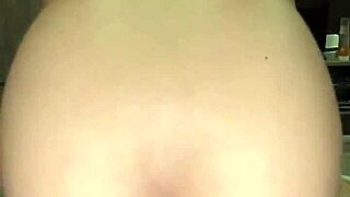 pretty thai teen takes a big white cock in doggystyle and gets huge creampie