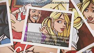 gloria uses a vibrating toy to win over the bad boss in this cartoon. 😉