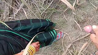 Indian Village Outdoor Public Pissing Scene