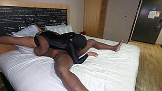 i'm getting my pussy licked and sucked by this big black cock