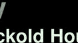 Redhead girlfriend bent over taking monster black cock from friend's dick