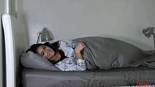 Blowjob and pussy riding to get back at bitchy stepmom Serena Santos