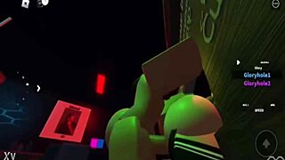 Having sex with bunny friend in Roblox