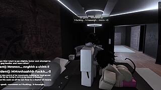 Cute Slut In Roblox Game Tries To Please With Big Ass