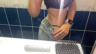 Compilation of a beautiful pissing pussy close-up pov free