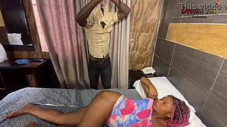 Delivery guy, you gotta make her squirt and cum now full ebony creampie video on red