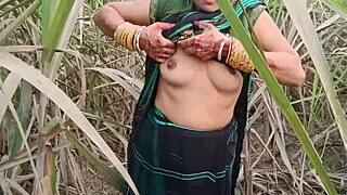 Indian Village Outdoor Public Pissing Scene