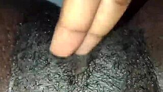 Black Babe Masturbates Wet Pussy Solo With Anal Play Late Night