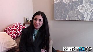 propertysex - stunning real estate agent turns out to be naughty escort