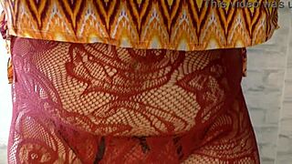 Cheating wife with big boobs teases you