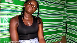 Watch this chocolate skin girl masturbate in casting