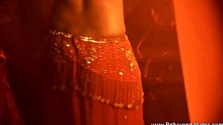 hey, check out this lovely brunette milf undressing and dancing gracefully 😍