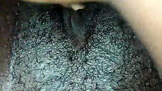 Black Babe Masturbates Wet Pussy Solo With Anal Play Late Night