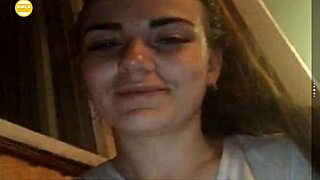 Sexy Young Brunette Shows Big Tits On Webcam.