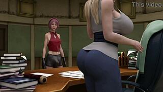 Big Tits Woman Sucks Monster Cock With Intense Emotions