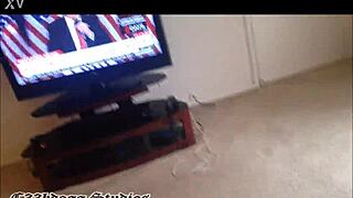 Paying the technician with my greedy pussy and ass as tips 😏