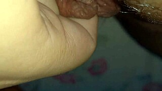 Clit pulsing as latina teases her big hairy pussy with fingers 😏💦