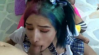 super ruthless latinas deepthroating big cocks, leaving you drooling