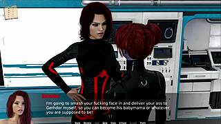 Exploring through spacetime 29 in an erotic game adventure