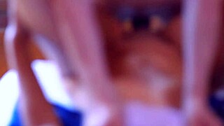 Stepmom cheats with stepsister's sports companion in private house