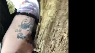 Masked Fuck Toy Gets Fucked In Public During Quarantine Outdoors