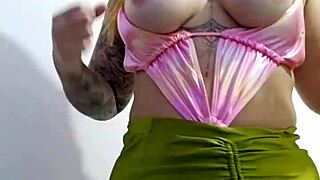 Redhead slut films video for lover, sends to cuckold husband for masturbation