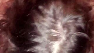 Step mommy gives handjob and sucks cock in bedroom