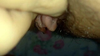 Clit pulsing as latina teases her big hairy pussy with fingers 😏💦