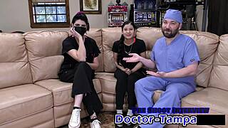 Bratty Orphan Cheerleader Physical Exam