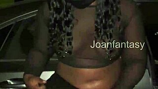 Playing With A Queen Sized Dildo In A Parking Lot