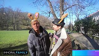 Mia trejsi and katy rose in easter foursome