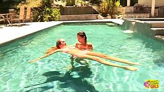 Brunette Licks Blonde's Pussy In Outdoor Lesbian Fingering