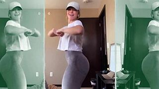Madisyn Huntt in bikini outfit haul with twerk, nipslip, and cameltoe