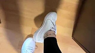 i wake up to girl's smelly socks and nylon feet fetish