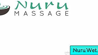 Black horny beauty gives wet nuru massage! Oliver davis mocha menage!