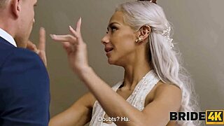 bride feels bisexual threesome at wedding